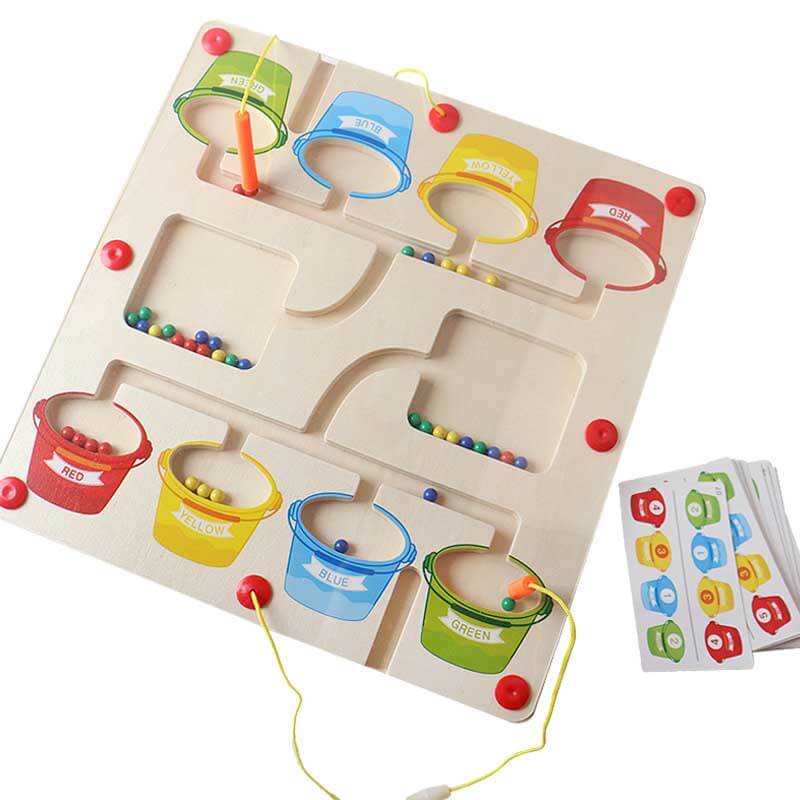 Montessori color & number puzzle