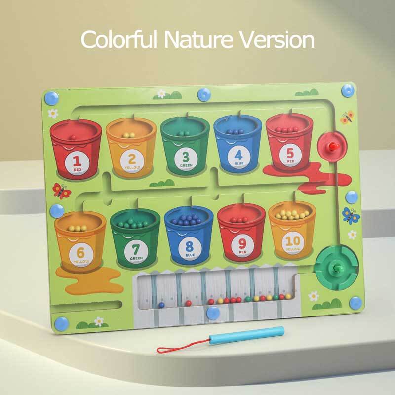 Montessori color & number puzzle