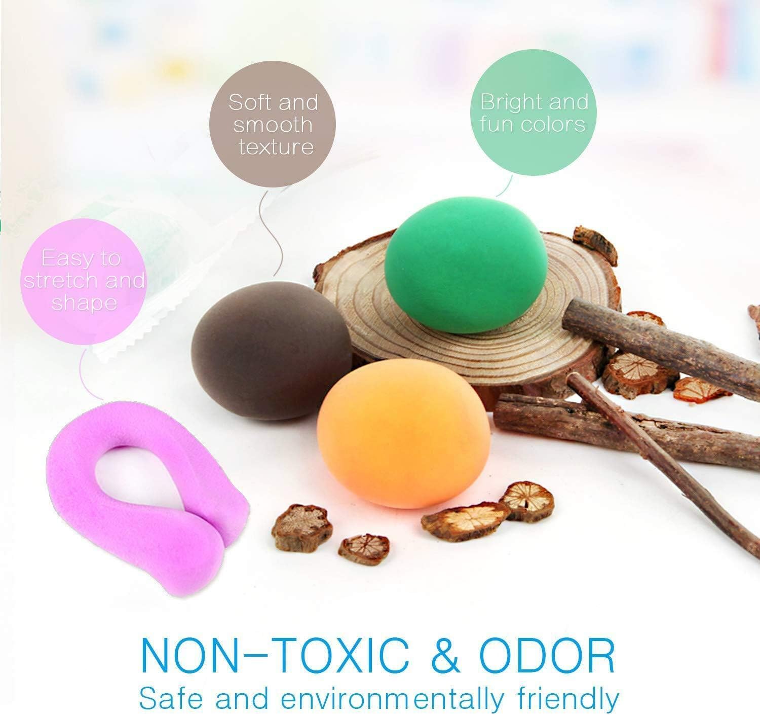 Magic Clay - Experimenting with Colors and Shapes