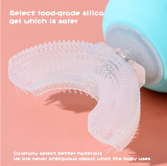 Premium electric U-shaped children's toothbrush