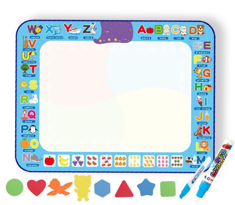 Magic Water Drawing Mat | Learn to read, write, draw & count