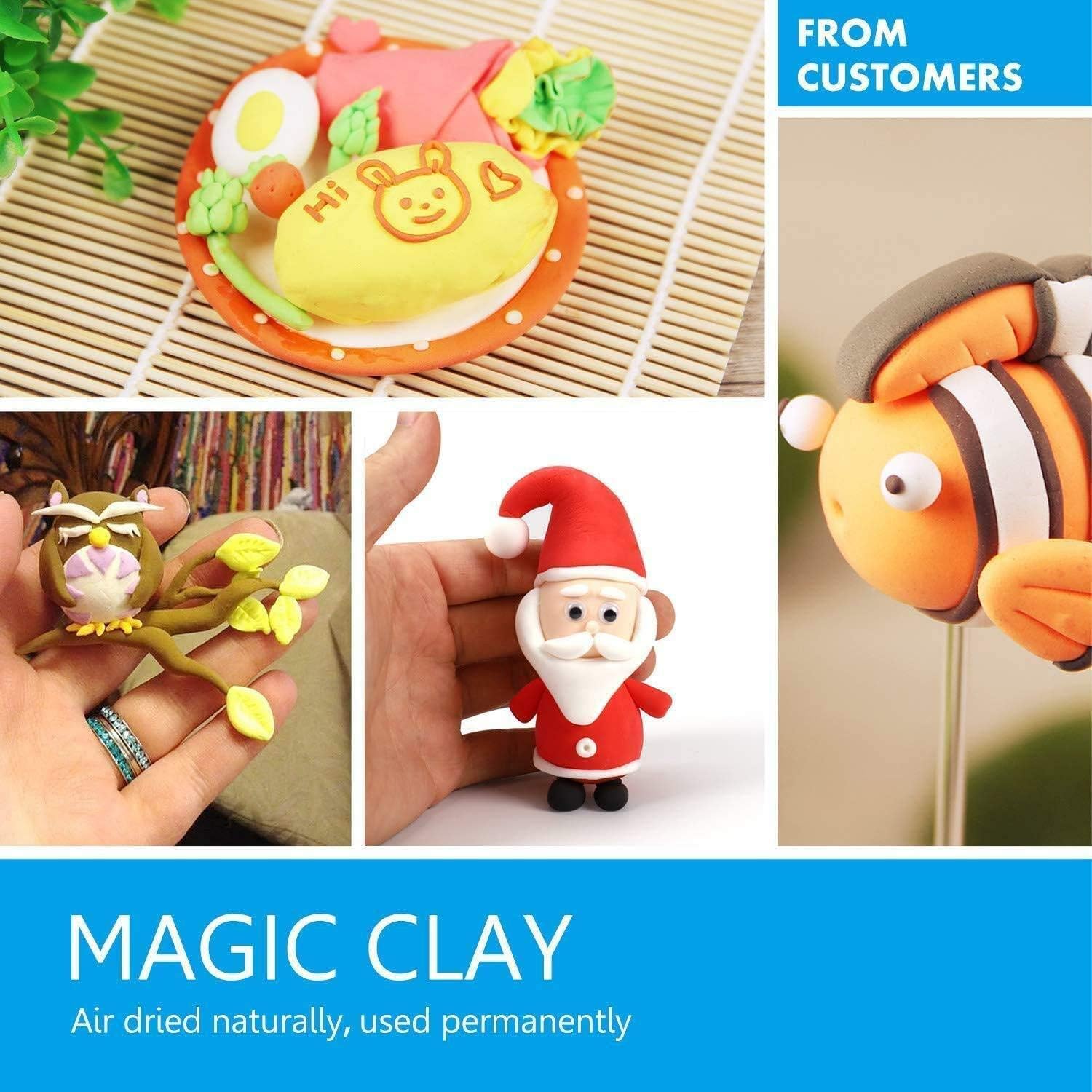 Magic Clay - Experimenting with Colors and Shapes